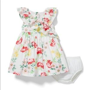 Janie and Jack Floral Dress - White, Red, Yellow, Green size 18-24 months